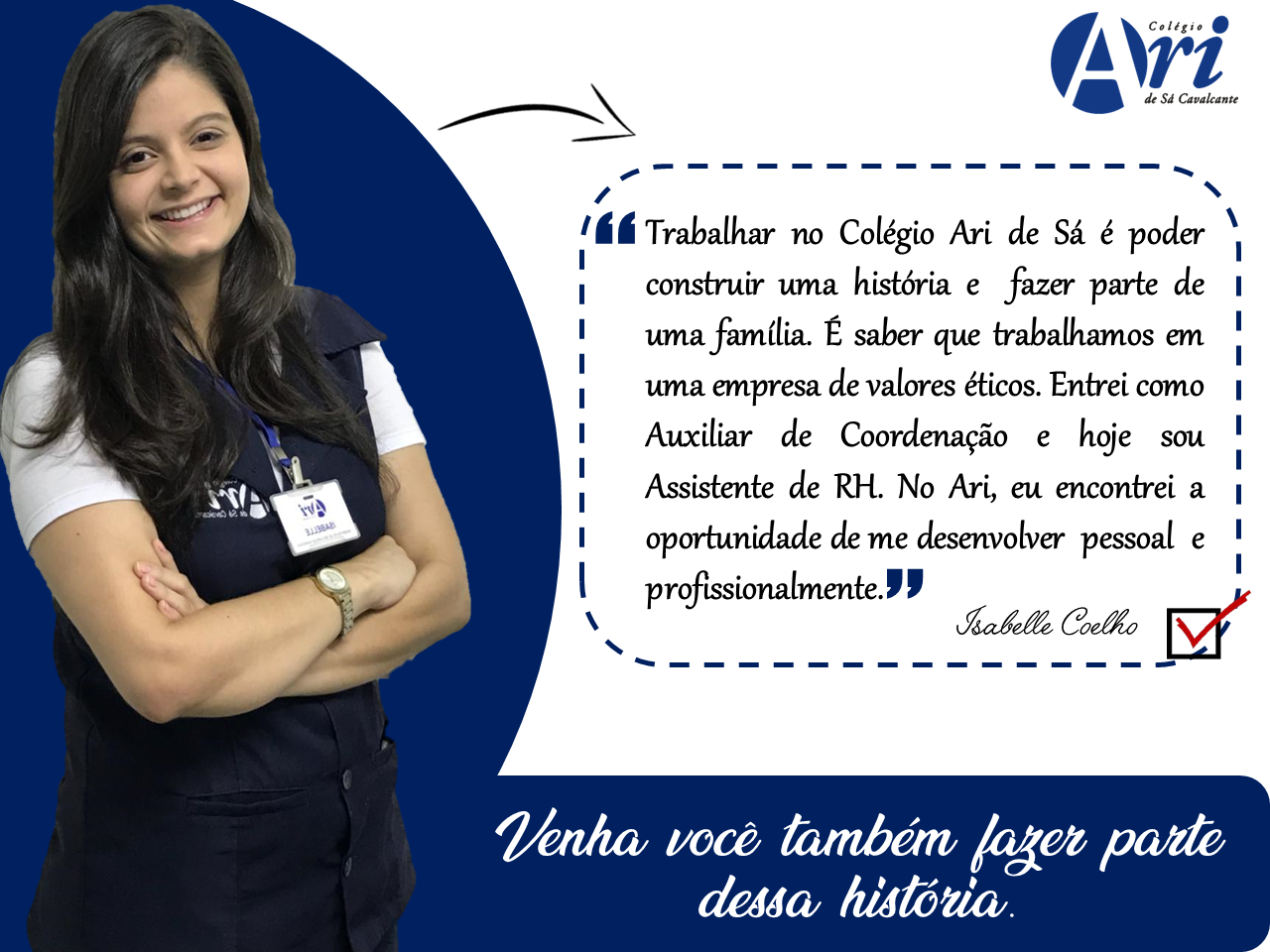 EU FAÇO PARTE – ISABELLE COELHO