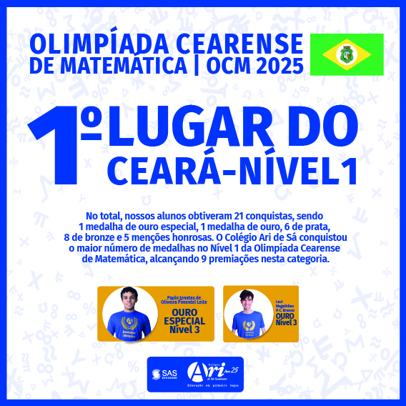 OLIMPÍADA CEARENSE DE MATEMÁTICA | OCM 2025