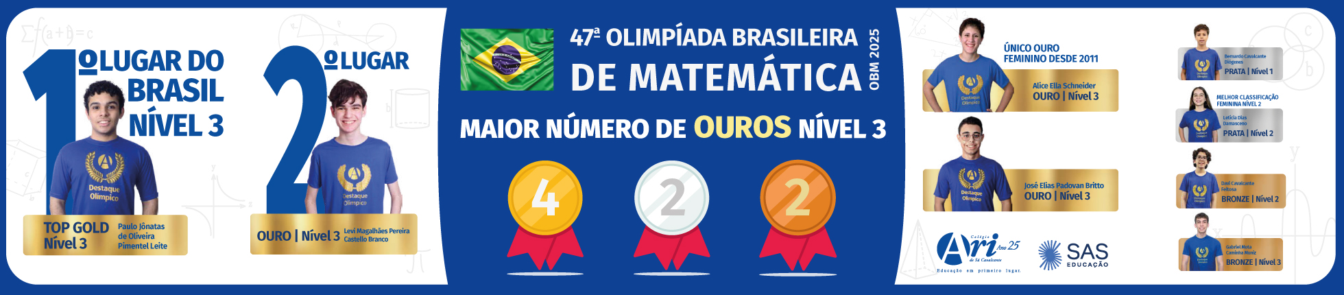 47ª OLÍMPIADA BRASILEIRA DE MATEMÁTICA - OBM 2025