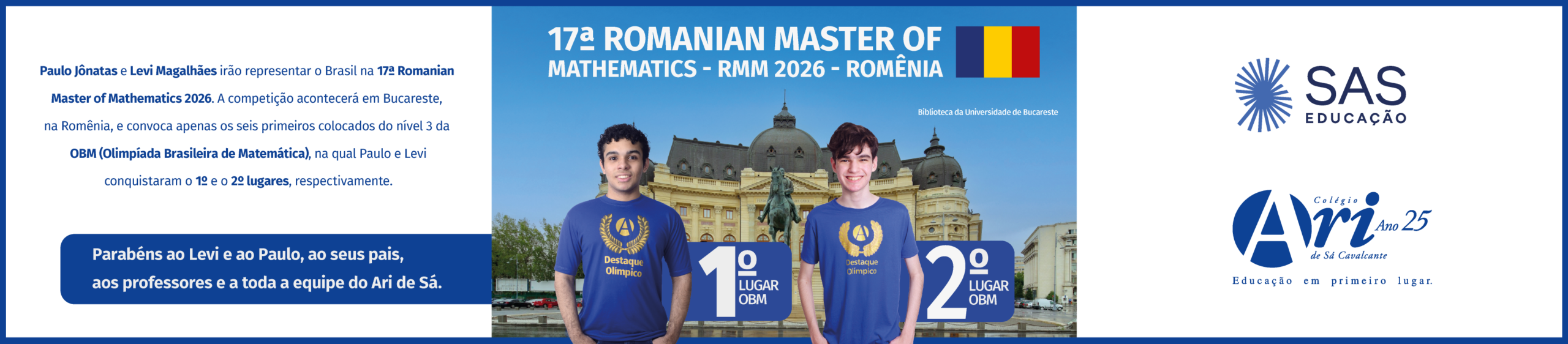 17ª ROMANIAN MASTER OF MATHEMATICS