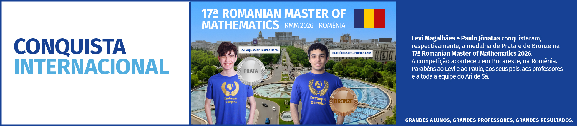 CONQUISTA INTERNACIONAL RMM 2026 - ROMÊNIA