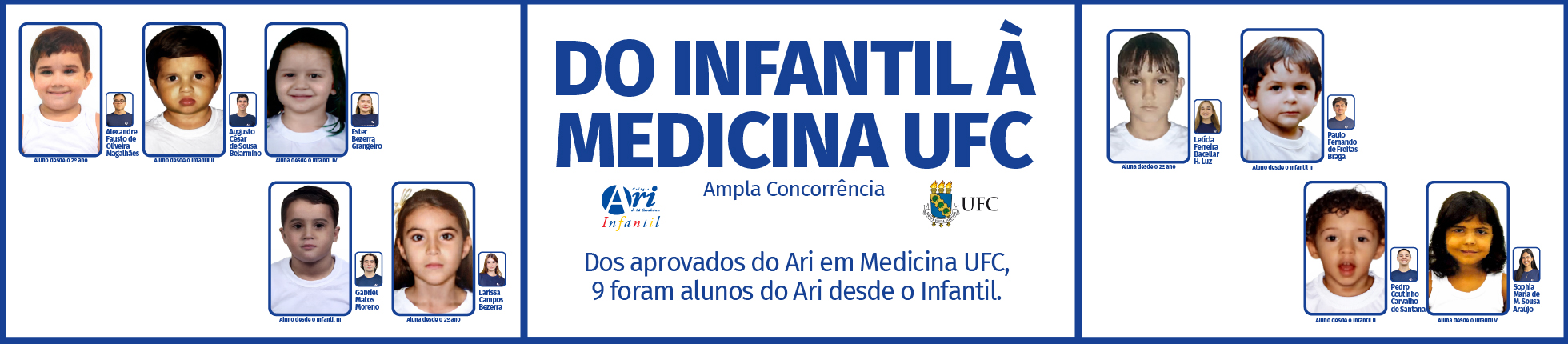 DO INFANTIL À MEDICINA UFC