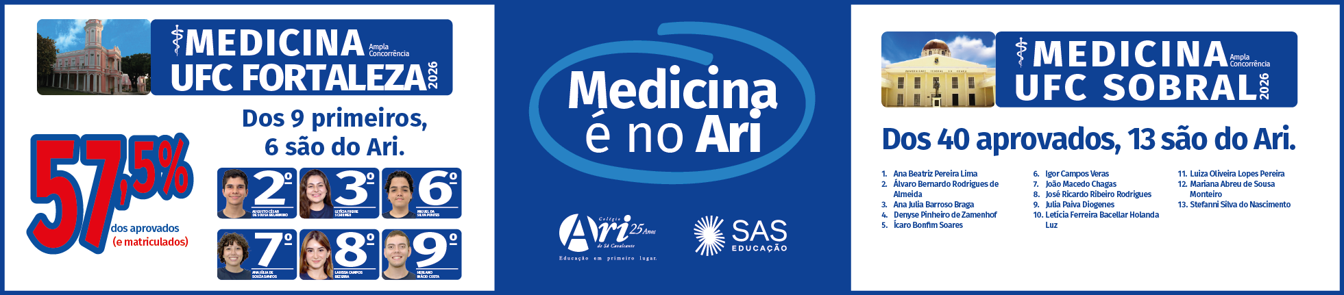 MEDICINA É NO ARI