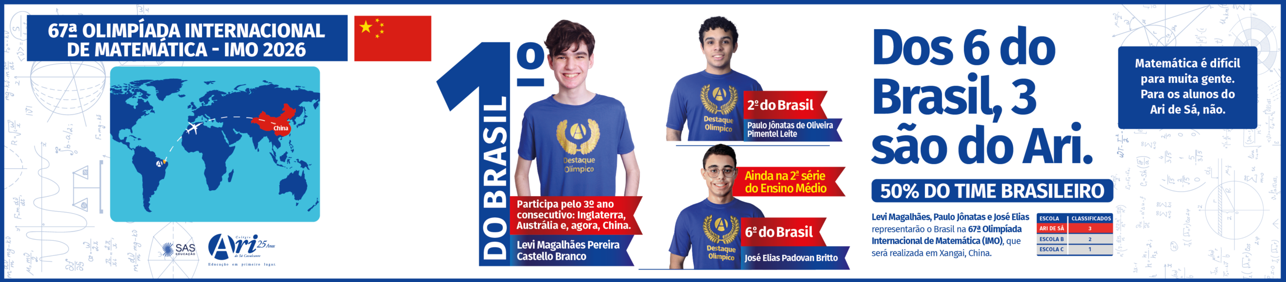 67ª OLIMPÍADA INTERNACIONAL DE MATEMÁTICA