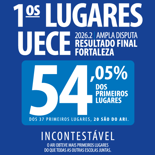 1º LUGARES UECE 2026.2